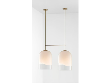 MONI DOUBLE - LED dimmable pendant lamp by Articolo Studio - view 2